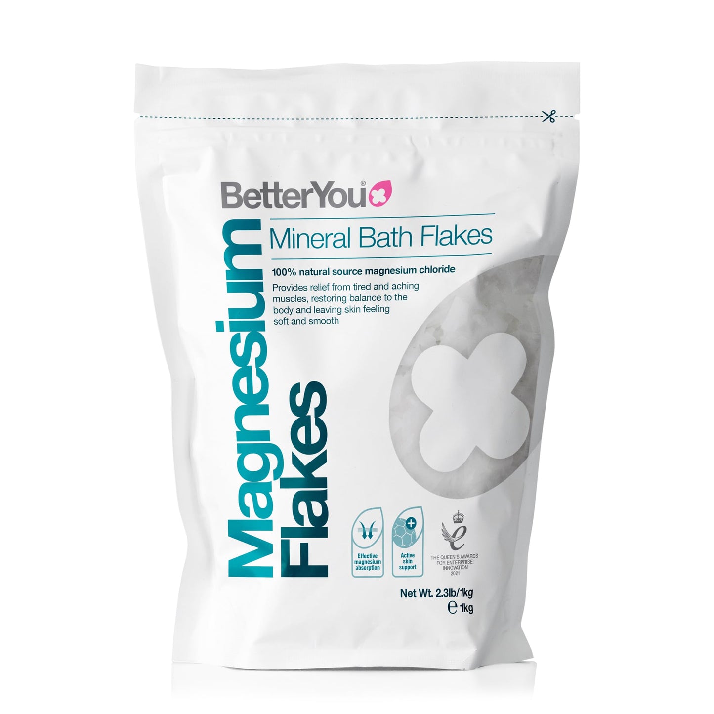 Magnesium Soothe Bath Flakes - Gentle Mineral Soak - 2.3 lb