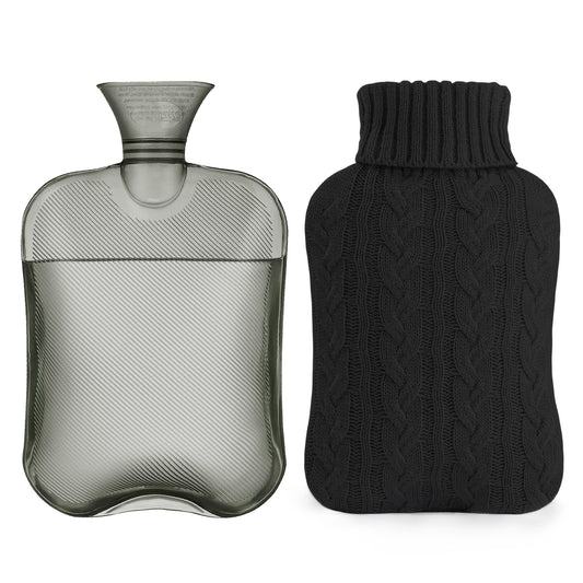 Snugly 2L Hot Water Bottle with Cozy Knit Cover