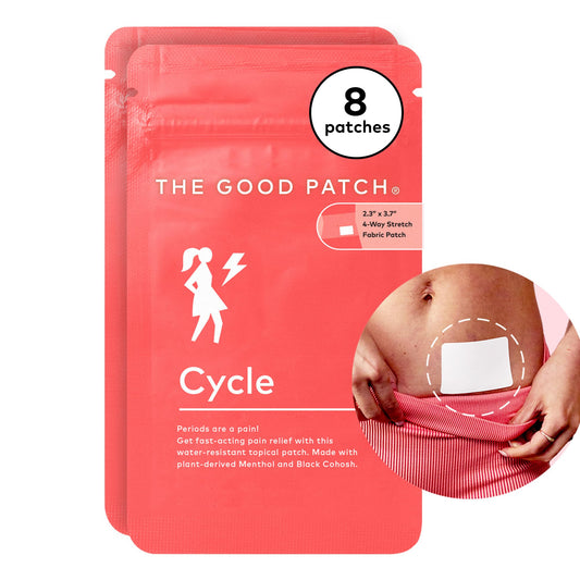 CycleSoothe Menstrual Relief Patches with Menthol & Black Cohosh